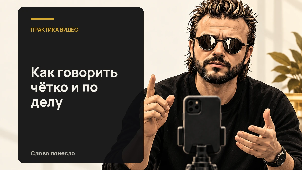 Сгенерированная иллюстрация к статье «Как говорить по делу: перенесите главную мысль в начало видео»
