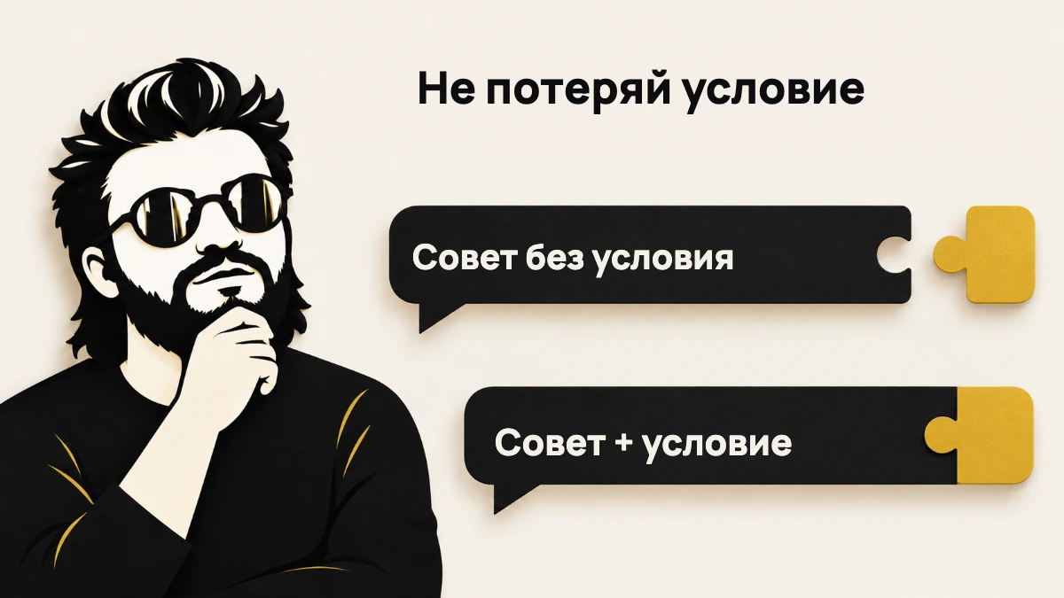 Схема к разделу «Проверьте новый дубль по смыслу, а не секундомеру»