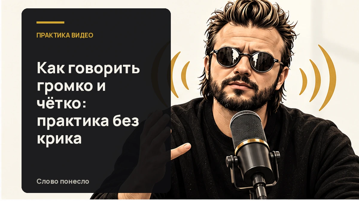 Сгенерированная иллюстрация к статье «Как сделать речь громче и чётче, не переходя на крик»