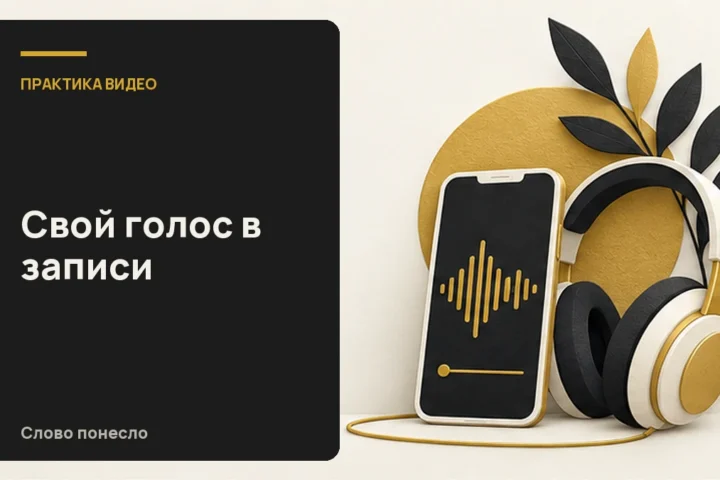 Сгенерированная иллюстрация к статье «Как привыкнуть к звучанию своего голоса в записи»