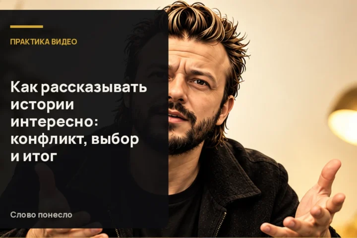 Сгенерированная иллюстрация к статье «Как превратить случай из жизни в интересную историю для видео»
