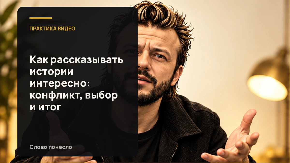 Сгенерированная иллюстрация к статье «Как превратить случай из жизни в интересную историю для видео»