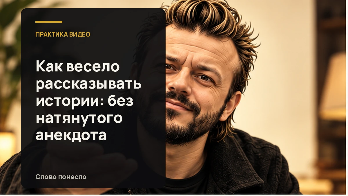 Сгенерированная иллюстрация к статье «Как сделать историю из жизни весёлой, а не превратить её в анекдот»