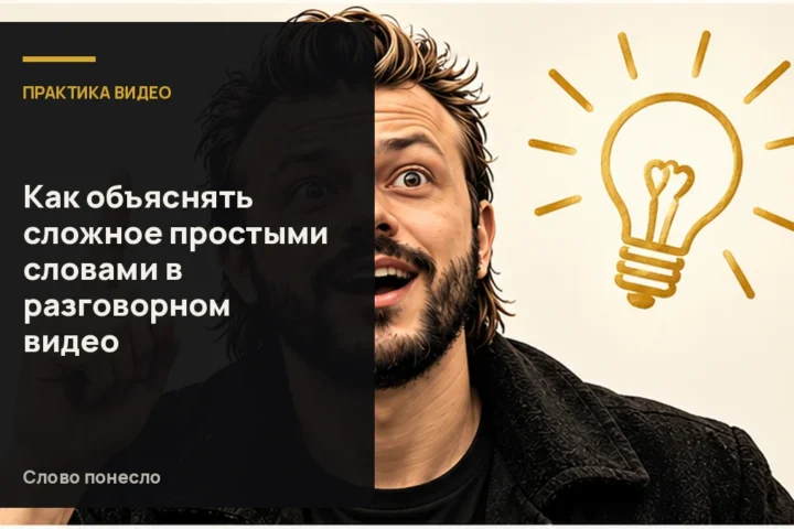 Сгенерированная иллюстрация к статье «Как объяснить сложную тему в видео, чтобы зритель не потерял нить»