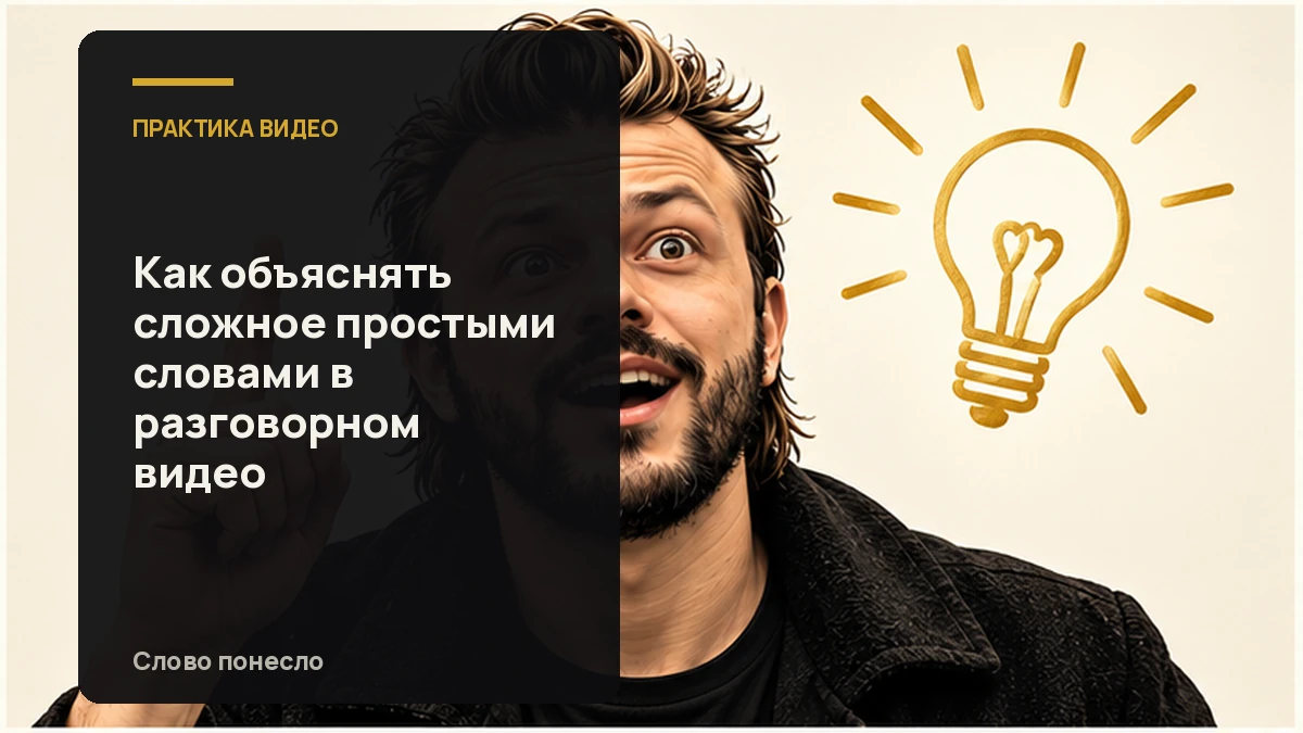 Сгенерированная иллюстрация к статье «Как объяснить сложную тему в видео, чтобы зритель не потерял нить»