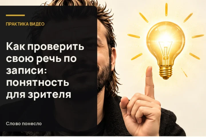 Сгенерированная иллюстрация к статье «Как проверить, понятна ли ваша речь в разговорном видео»