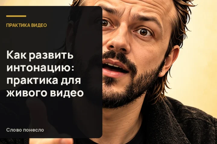 Сгенерированная иллюстрация к статье «Как управлять интонацией, чтобы разговорное видео не звучало монотонно»
