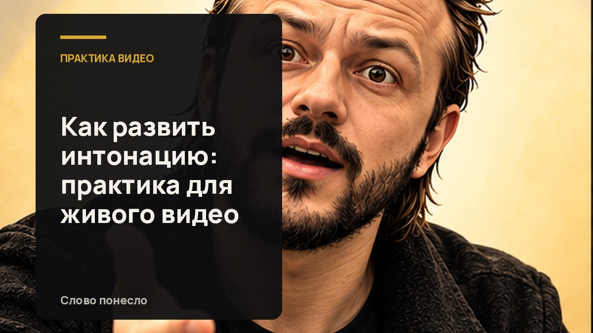 Сгенерированная иллюстрация к статье «Как управлять интонацией, чтобы разговорное видео не звучало монотонно»