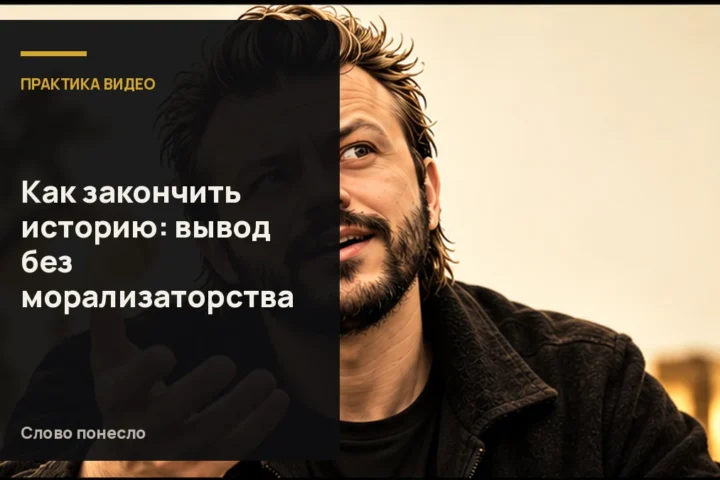 Сгенерированная иллюстрация к статье «Как завершить историю так, чтобы зритель сделал вывод сам»