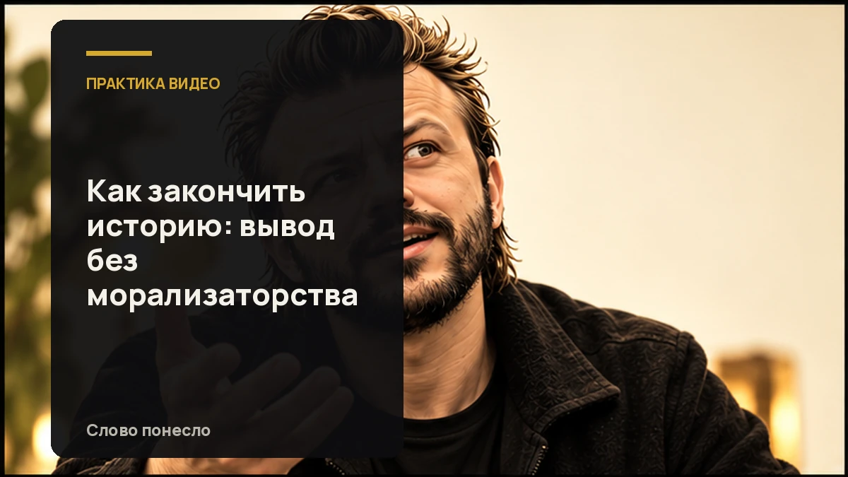 Сгенерированная иллюстрация к статье «Как завершить историю так, чтобы зритель сделал вывод сам»