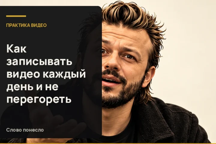Сгенерированная иллюстрация к статье «Как снимать короткие видео каждый день без гонки и выгорания»